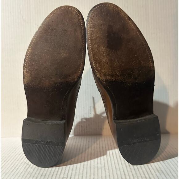 VTG 50's Jarman “The Ranger” Brown White Longwing Size 7.5 D Vibram Oxford Rare! - Picture 8 of 9